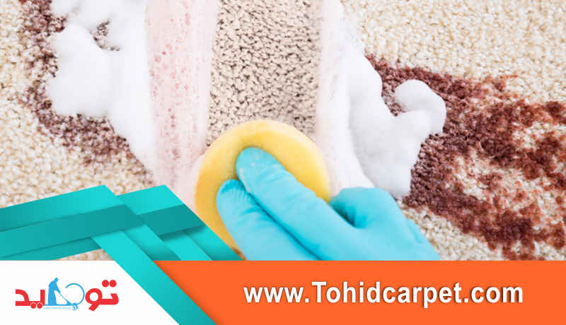 لک قهوه و چای را چطور از روی فرش پاک کنیم؟