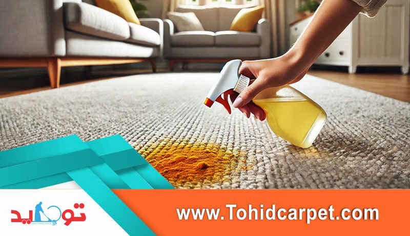 ترفندهایی برای پاک کردن لکه ادویه از فرش 